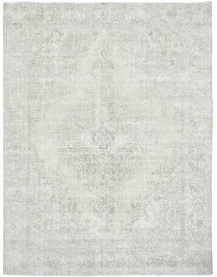 9x13 Handmade Antique Vintage Oriental Rug Muted Classic Floral Design Carpet