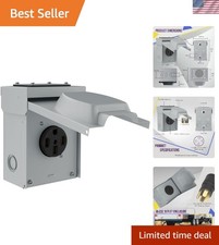 Secure & Durable 50A NEMA 14-50R Receptacle - Ideal for Electric Vehicles & RVs