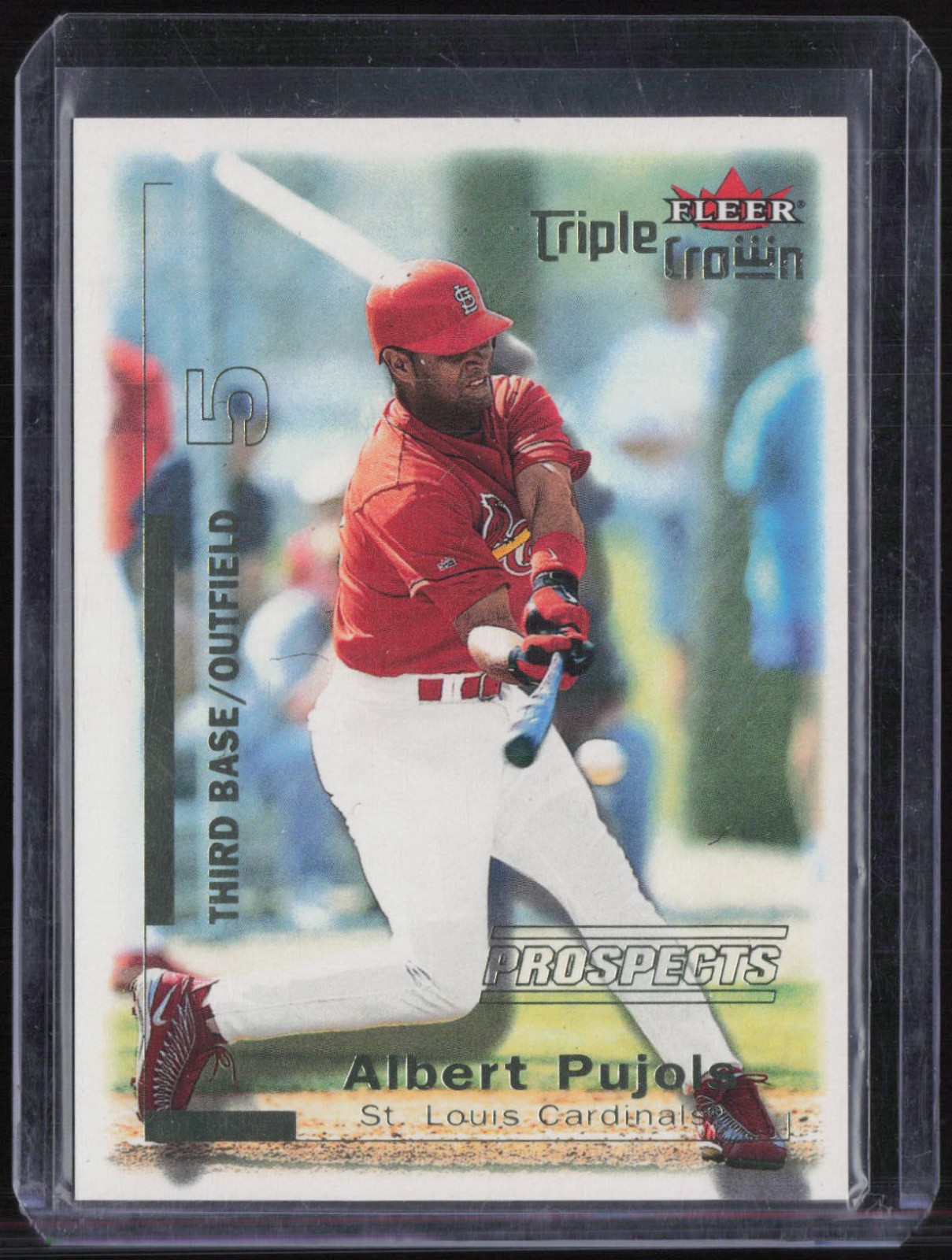 2001 Fleer Triple Crown #309 Albert Pujols /2999 RC Rookie 