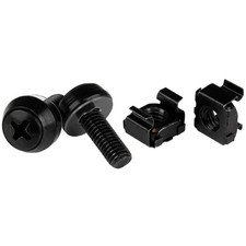 Startech M6 X 12mm - Screws And Cage Nuts - 50 Pack cabscrewm6b 