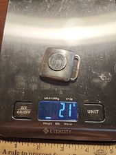 Vintage Sterling Silver Buckle 21 GRAMS