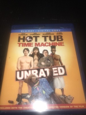 Hot Tub Time Machine (Blu-ray Disc, 2010, 2-Disc Set, Unrated Includes...