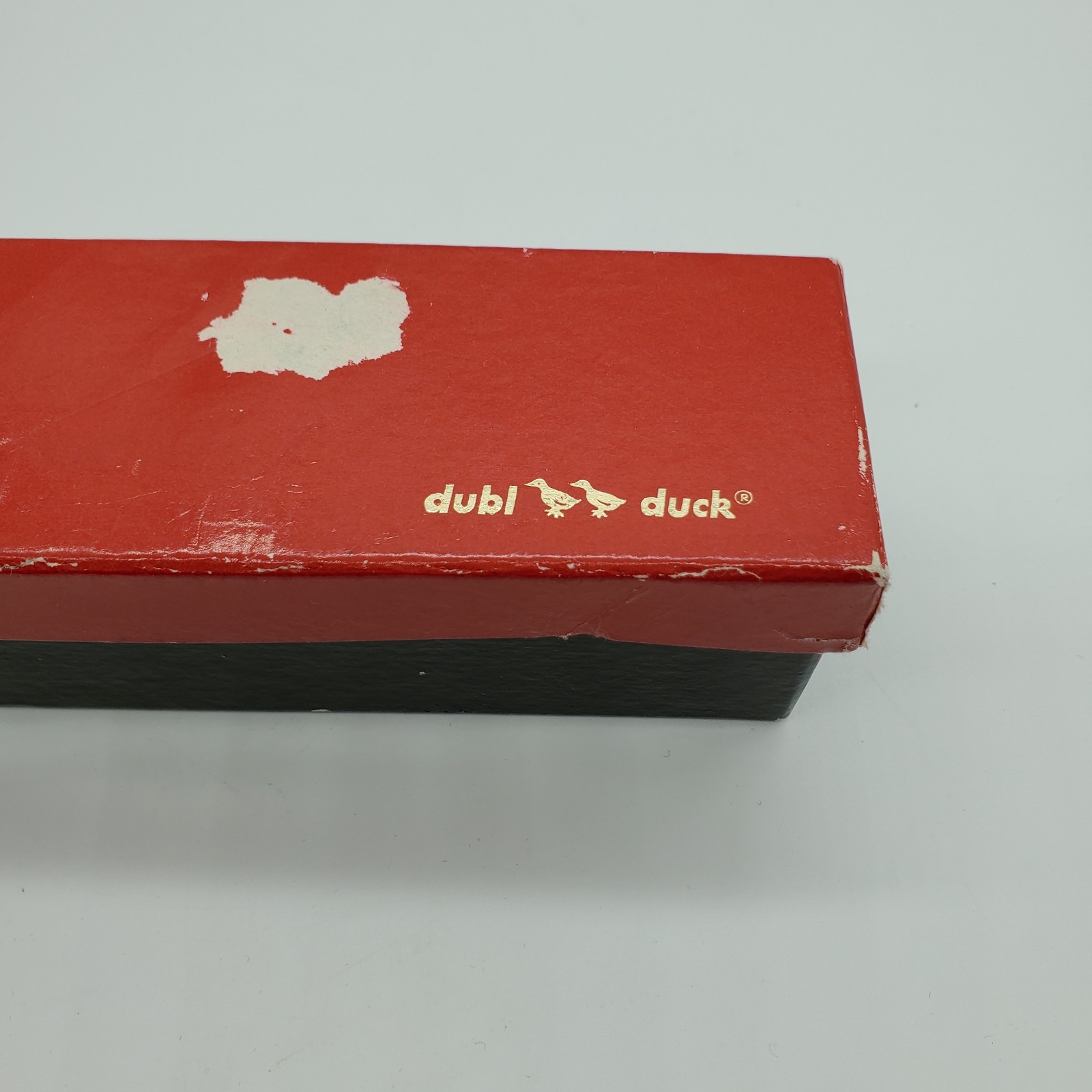 Vintage DUBL DUCK Red Plastic 9" Hairbrush 507-J Pointed Handle Brush Japan