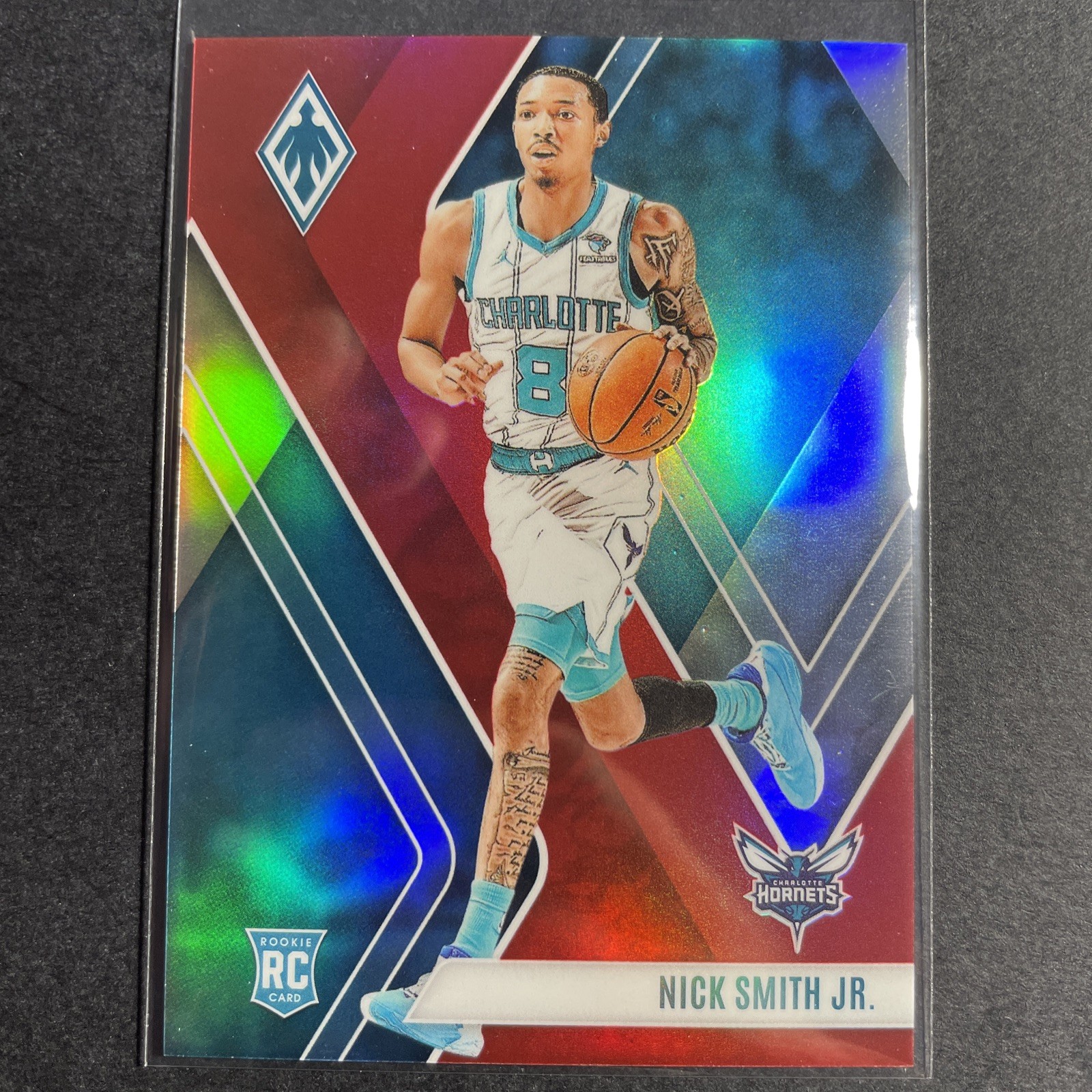 2023-24 Panini Phoenix Red #255 Rookies Nick Smith Jr. /199 Hornets