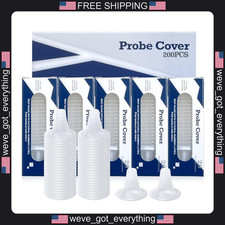 200 Pack Disposable Ear Thermometer Probe Covers for Braun Models