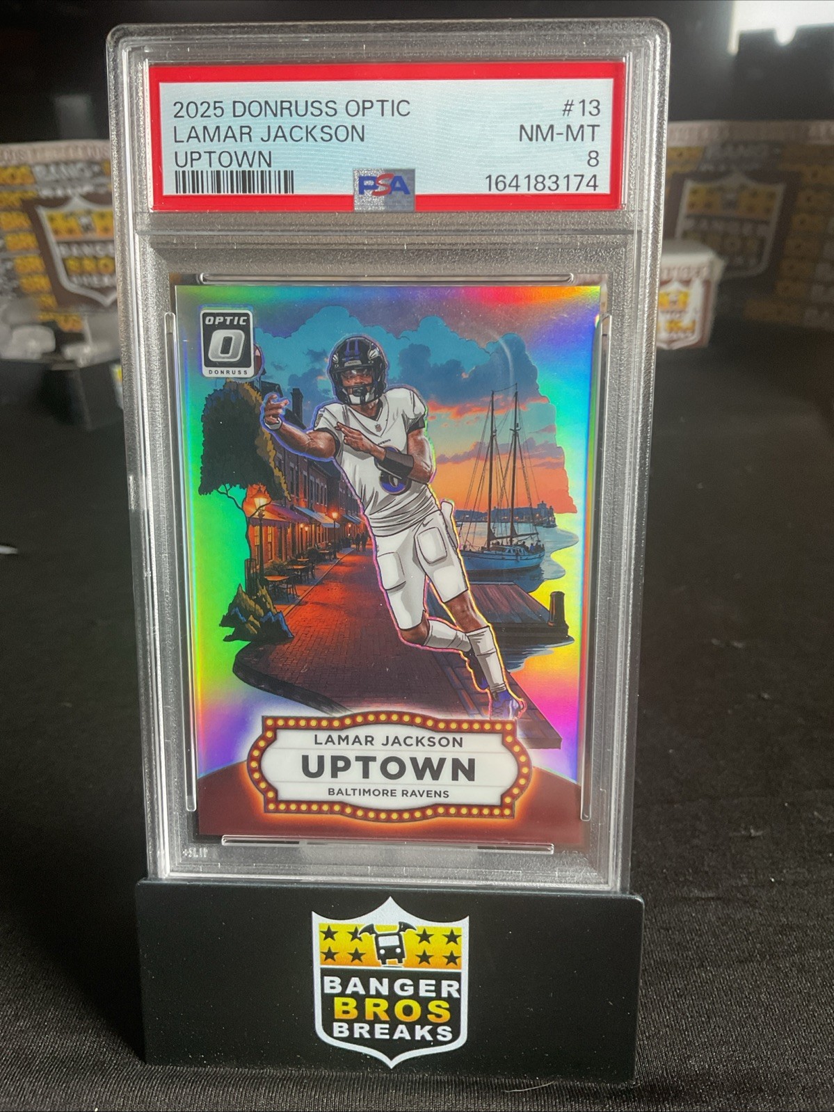 2025 Panini Donruss Optic - Uptowns Lamar Jackson #13