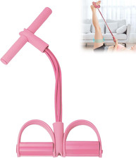 21 Fitness Resistance Bands-4 Tube Pedal Ankle Puller,Upgraded Stretch Bands for