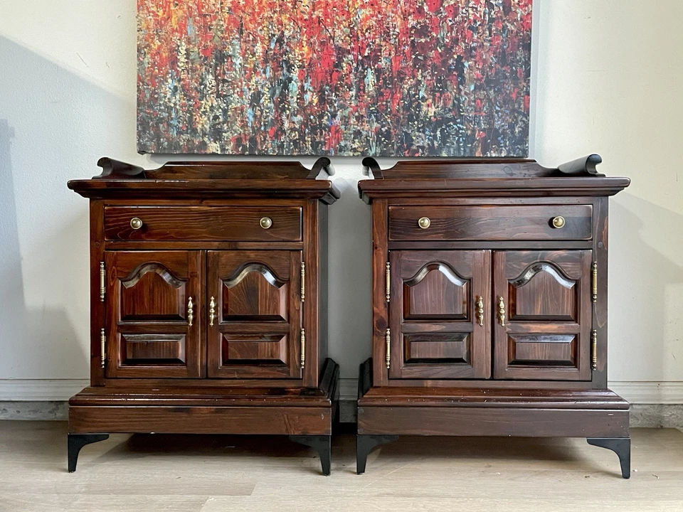 Ethan Allen Nightstands - Image 2 of 4