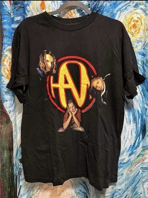 Hanson Black Graphic Band T-Shirt (c)1998 PolyGram Merchandising