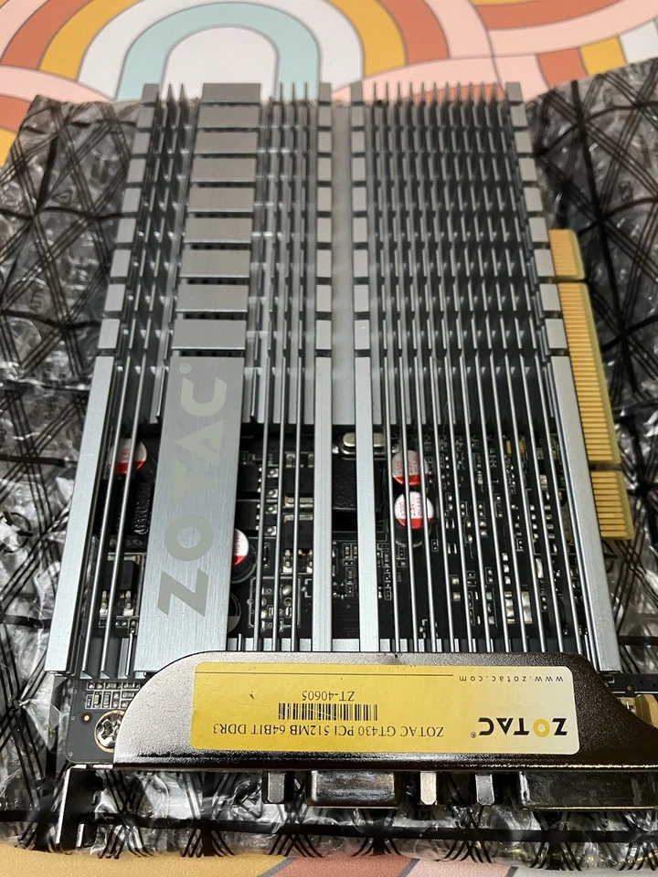 Zotac NVIDIA GeForce GT430, 512MB 64BIT DDR3, PCI Graphics Card. (ZT-40605) - Image 4 of 4