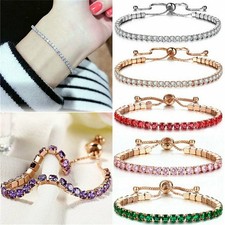 Crystal Rhinestone Bracelet Bangle Women's Sparkly Bracelet Jewelry Gift
