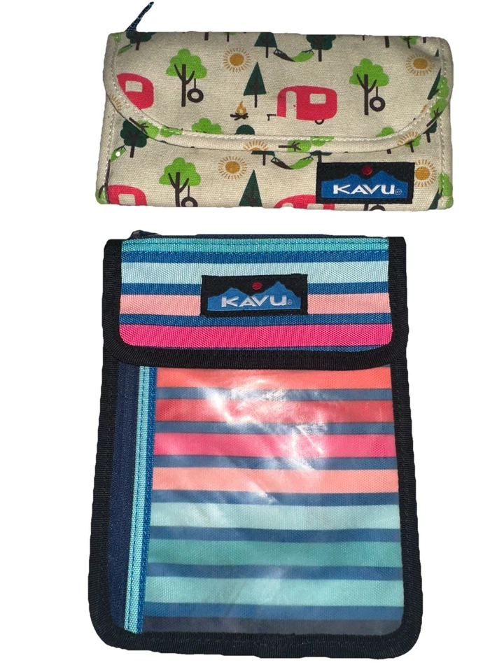 Cartera KAVU Big Spender Triple Camping Senderismo y Manténgalo Cerrado Cuello Wa Foto 3 de 4