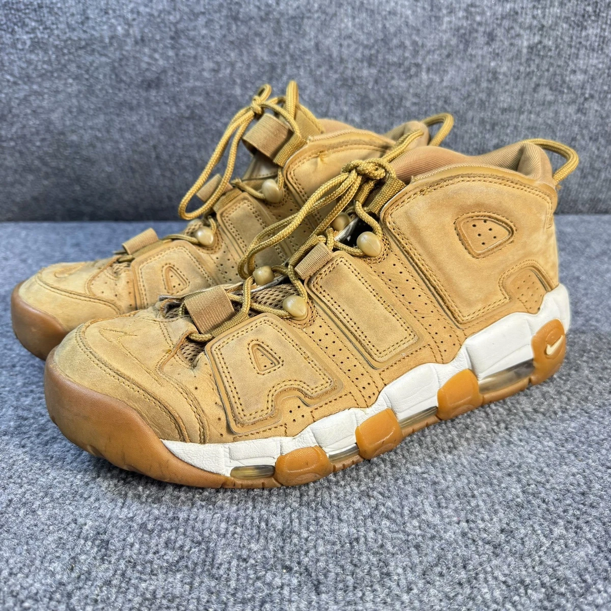 Men Wheat uptempo Nike Wheat size 10.5 used Nike Air More Uptempo Premium Wheat | eBay main image 2