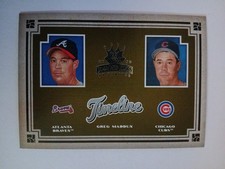 Greg Maddux 2005 Donruss Diamond Kings Timeline T-9