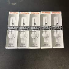 Sylvania 21117 Specialty Fluorescent  Compact Lamp 13W (lot of 5) New Origin Pkg
