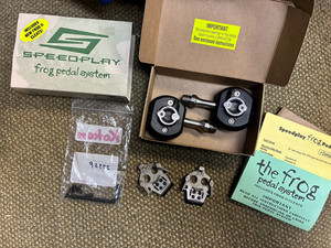Speedplay Frog stainless steel pedals, barely used, nice cleats,  free shipping