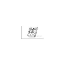 TE Connectivity 1996884-1 RF SMPM Connector 4 Contacts Male Board Mount