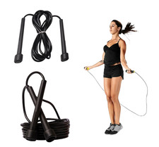 Cuerda de Saltar Ajustable Adulto Fitness Boxeo Velocidad Ejercicio Salto Entrenamiento Gimnasio