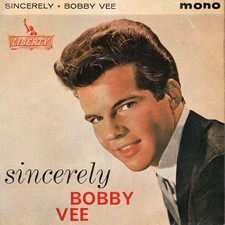 BOBBY VEE   SINCERELY + 3   UK LIBERTY  4trk  PS  EP   60s POP