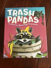 EUC Game 🐼🐼🐼TRASH PANDAS: The Raucous Raccoon Card Game by Gamewright