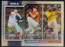2026 Topps Series 1 American League ERA Leaders #327 Celebrations Confetti