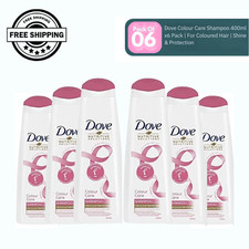 Dove Colour Care Shampoo 400ml x6 Pack | For Coloured Hair | Shine & Protection 11.04 per litre