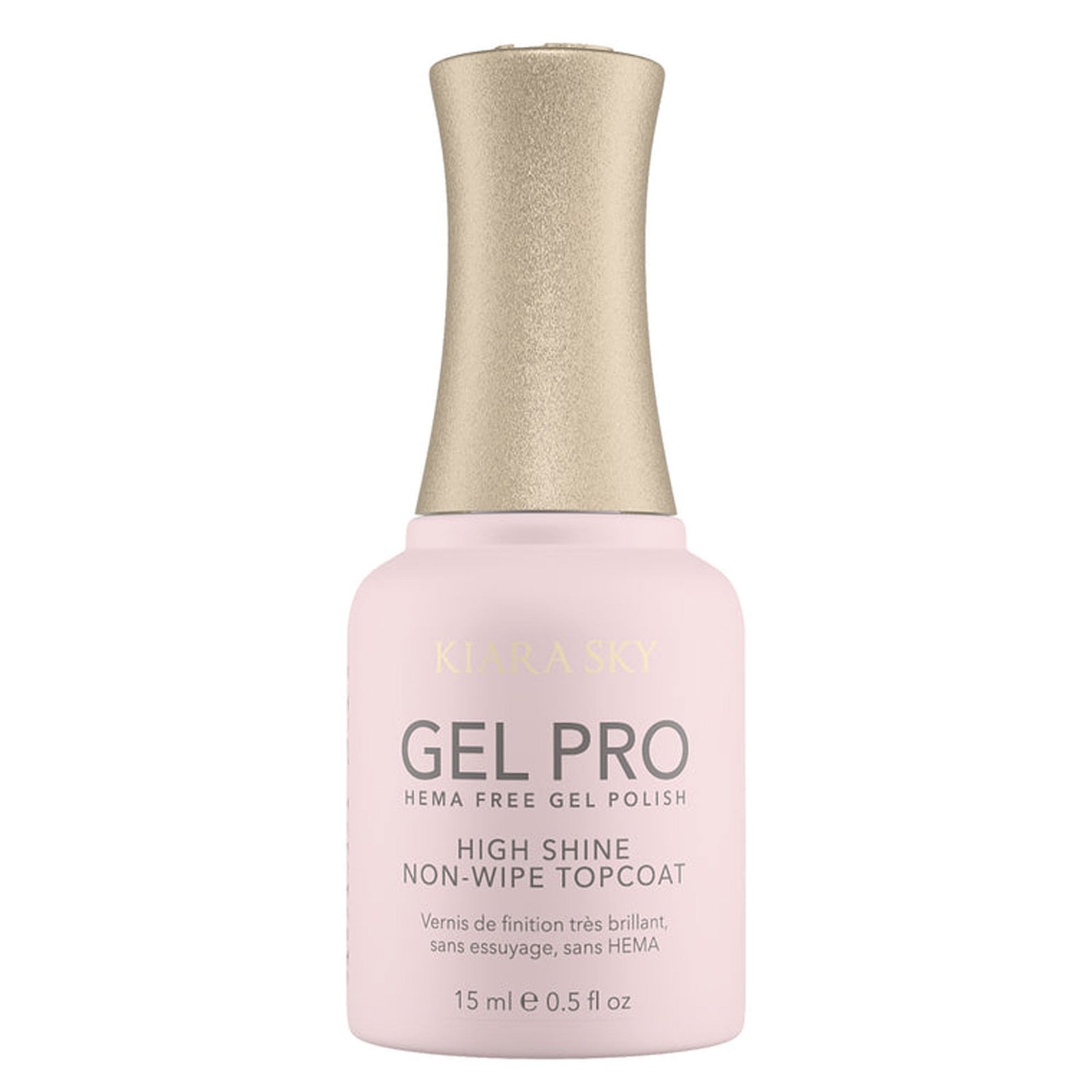 Kiara Sky HEMA & TPO Free Gel-Pro Polish 15ml - High-Shine Non-Wipe Top Coat