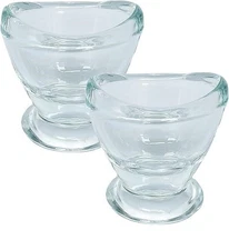 2 Pcs Glass Eye Wash Cups Eye Wash Cleaner for Eye Rinse,Portable Eye Care Tools