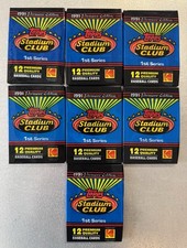 1991 Topps Baseball Stadium Club Premiere Edition Sealed 7 Packs