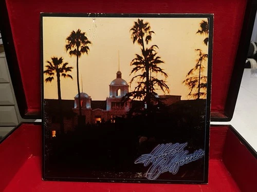 Eagles Hotel California 1976 LP 1st US Pressing Complete W/Original Poster! VG+