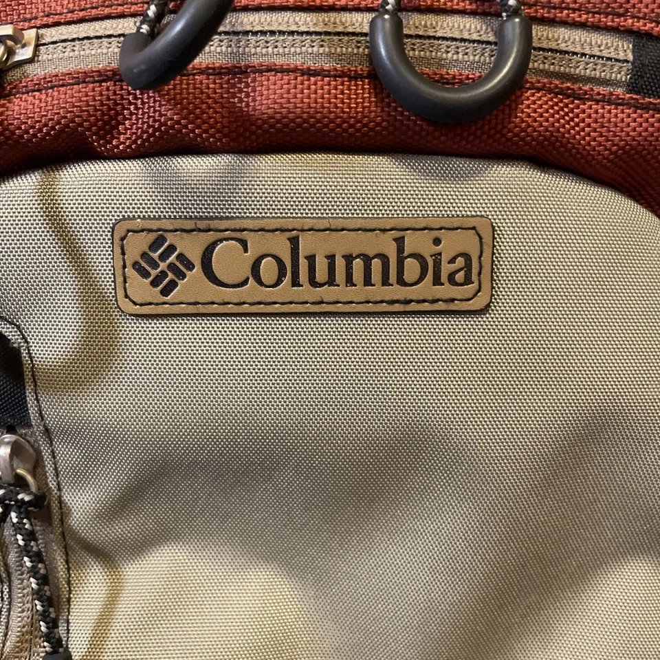 Columbia Diaper Backpack Tan Burnt Orange Travel Baby Gear Insulated Carson Pass - Image 2 of 4