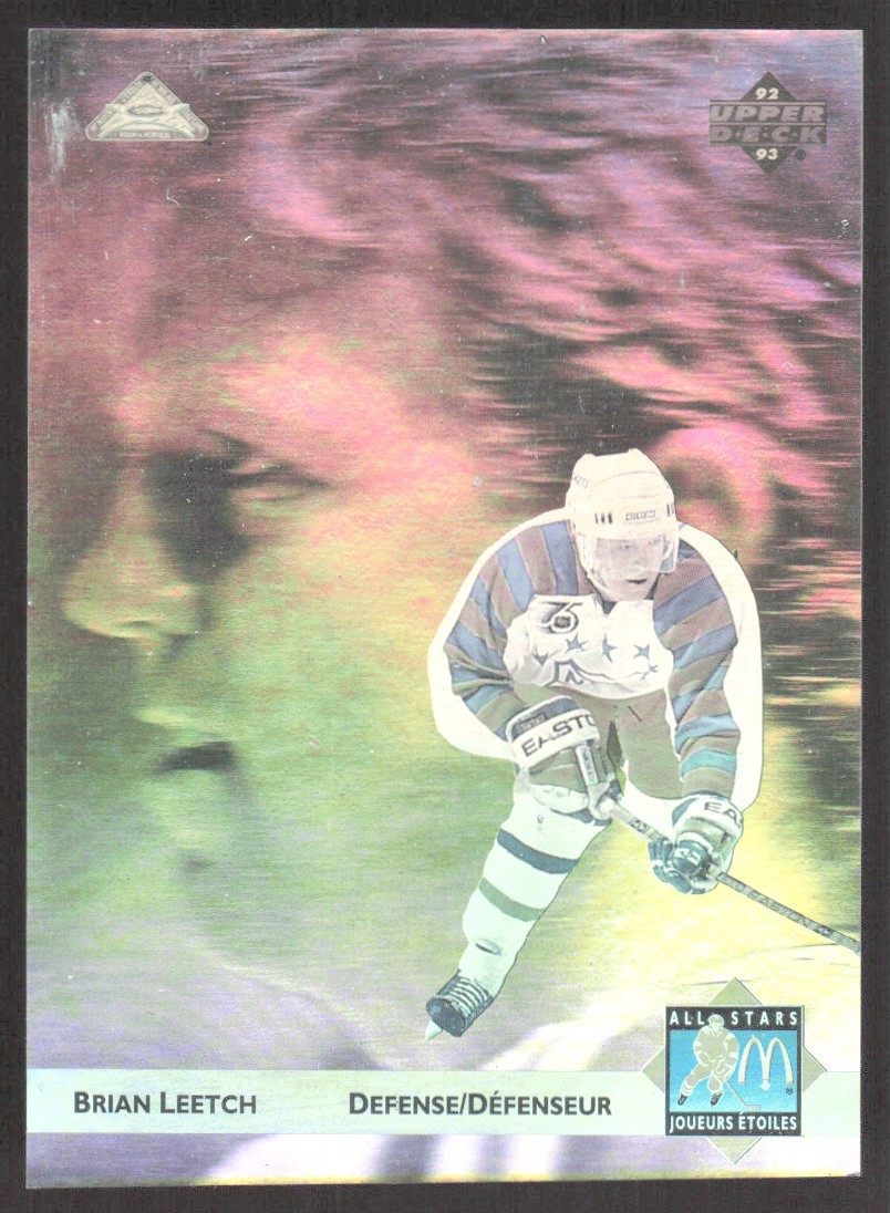 1992-93 Upper Deck McDonald's UD All-Stars Holograms #MCH-04 Brian Leetch New
