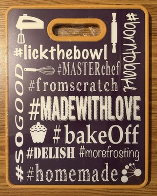 Farberware Nonslip Cutting Board Made With Love NEW 11'' x 14''