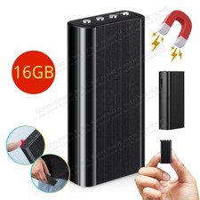 Spy Mini Digital Voice Activated Recorder 16GB Audio Recording Device MP3 Player