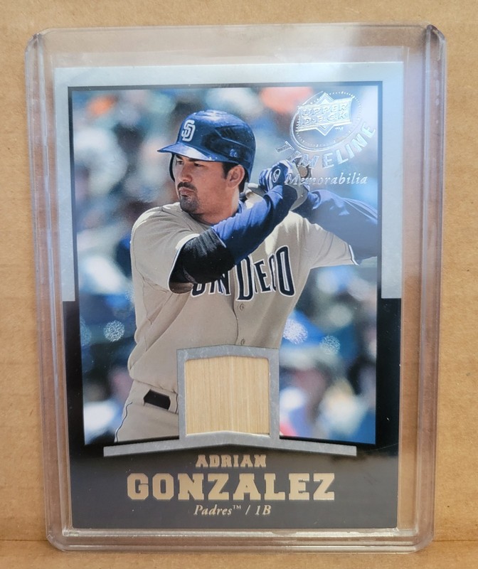 2008 Upper Deck Timeline #TM-AG Adrian Gonzalez Memorabilia