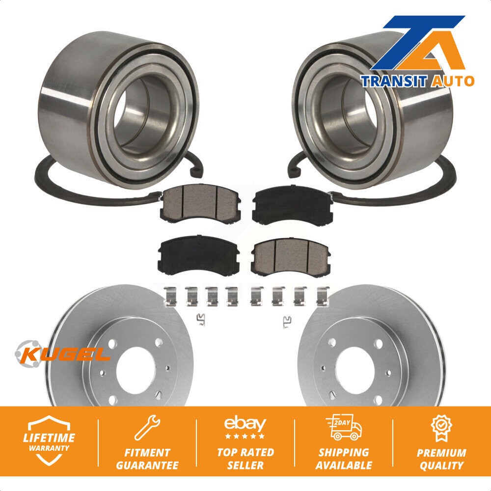 EBC Premium Front Rotors (350x32mm) | 08-16 Mitsubishi Lancer Evo 10 2.0 Turbo 1 piece rotor main image 1