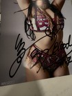 2022 STARDOM Mina Shirakawa Autographed Portrait NJPW WWE AEW NXT Toni Storm — photo 2
