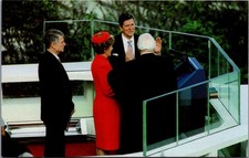 1981 Ronald Reagan Presidential Inauguration Oath Postcard Nancy Hatfield