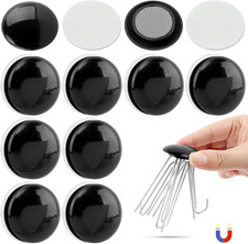 10 Pcs Shower Curtain Weights, Silicone Wrapped Heavy Duty Shower Curtain Mag...