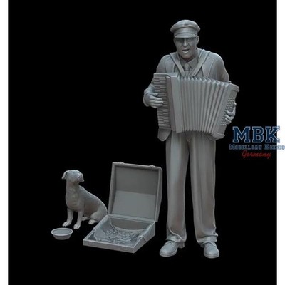 White Storck Miniat. WSM-F72166 Street musician
