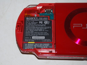 Sony PlayStation Portable PSP-2001 God of War Edition Red &ndash; No Battery &ndash; Unit