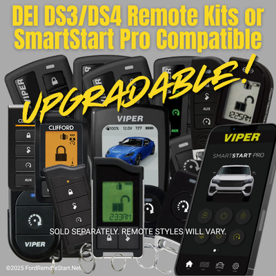 DEI 2018 Ford F150 Plug&Play DIY Remote Starter. Remote & Smartphone Upgradable!