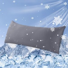Body Pillow Cover Cooling Fabric, Long Pillowcase Breathable Skin-Friendly,