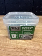 ITW Brands 21341 400 Pack, Teks, 12-14 x 1, Hex Washer Head Drill Point Screws,