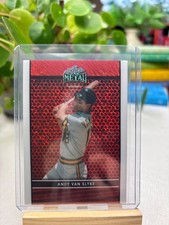 2024 Leaf Collective Multi-Sport Andy Van Slyke Base LB-8 Red Shimmer Super 1/1