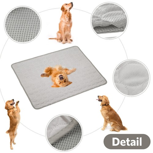 Dog Cooling Mat Portable Washable Folds for Travel Keeps Pets Cool in Summer ... - Picture 2 of 9