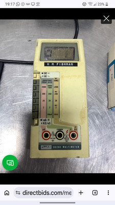 FLUKE 8020A DIGITAL MULTIMETER -parts