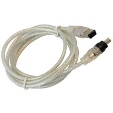 HQRP FireWire 4-6 Pin Cable for Canon ZR500 Z...