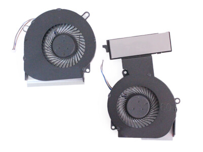 CPU + GPU Cooling Fan L30204-001 L30203-001 For HP OMEN 15-dc 15t-dc 15-dcxxxx