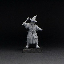 Classical DnD, D D Mage miniature Warlock, Sorcerer 28mm resin